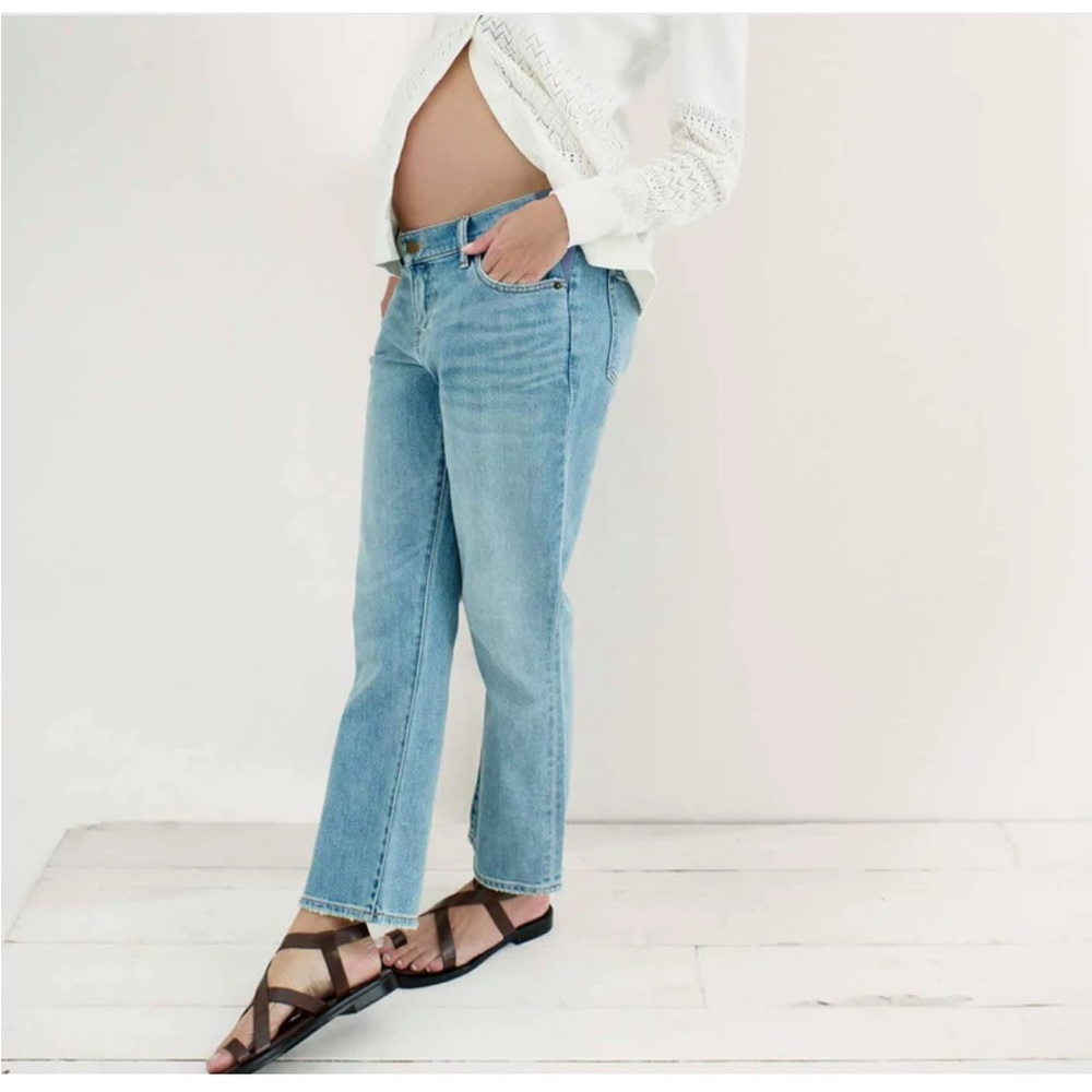 The Crop Maternity Jean